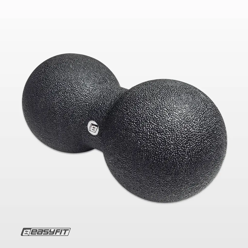 Масажний м'ячик подвійний EasyFit EPP DuoBall 16x8 см - фото 9