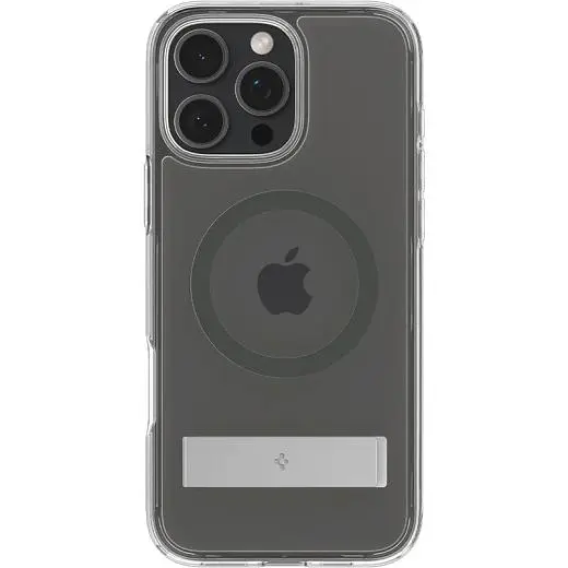 Прозорий чохол Spigen Ultra Hybrid S MagSafe Graphite для iPhone 16 Pro (ACS08143) - фото 4