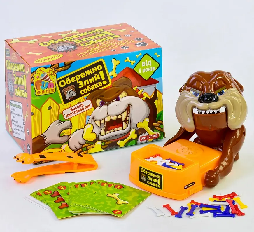 Игра "Собака-кусака" 7144 на батарейках, в коробке "FUN GAME" (6904666175475) - фото 3