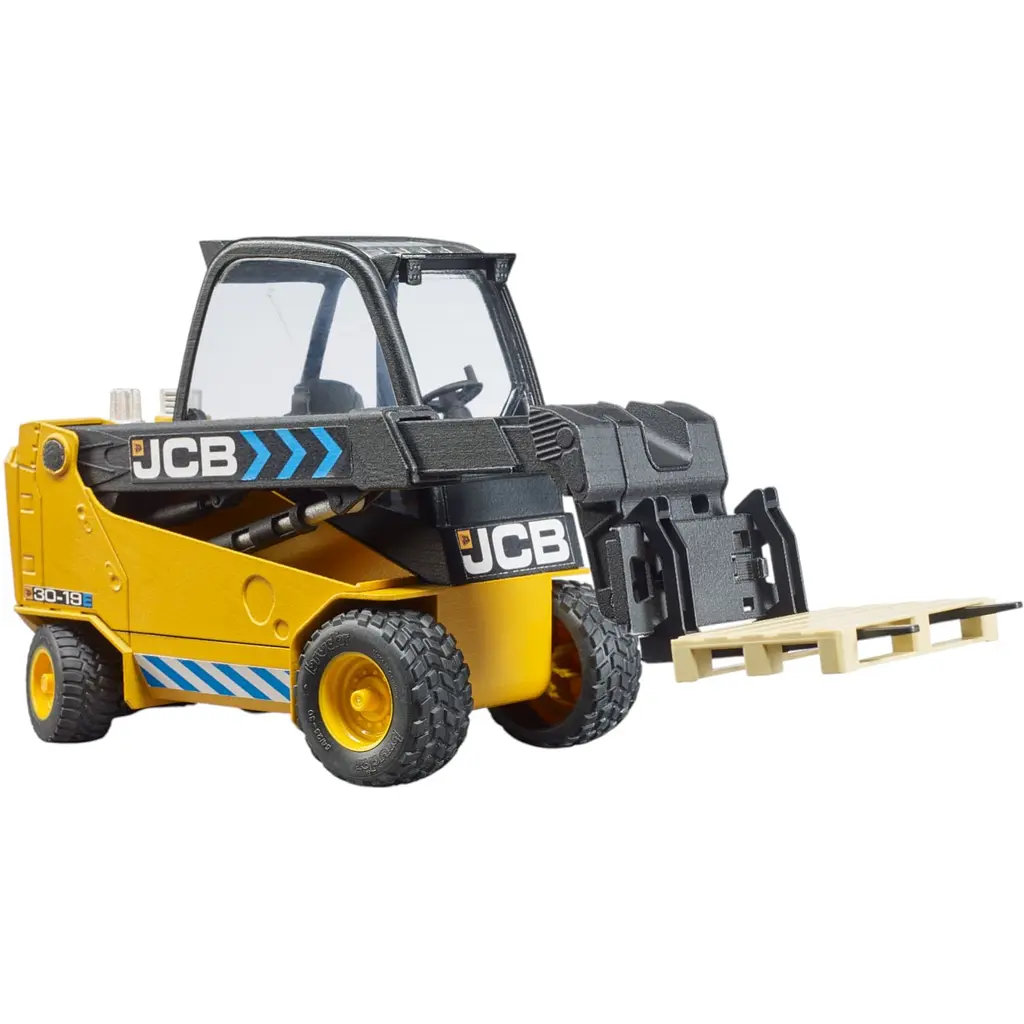 Набор игрушечный Bruder Телескопический погрузчик JCB с паллетой (2512) - фото 5