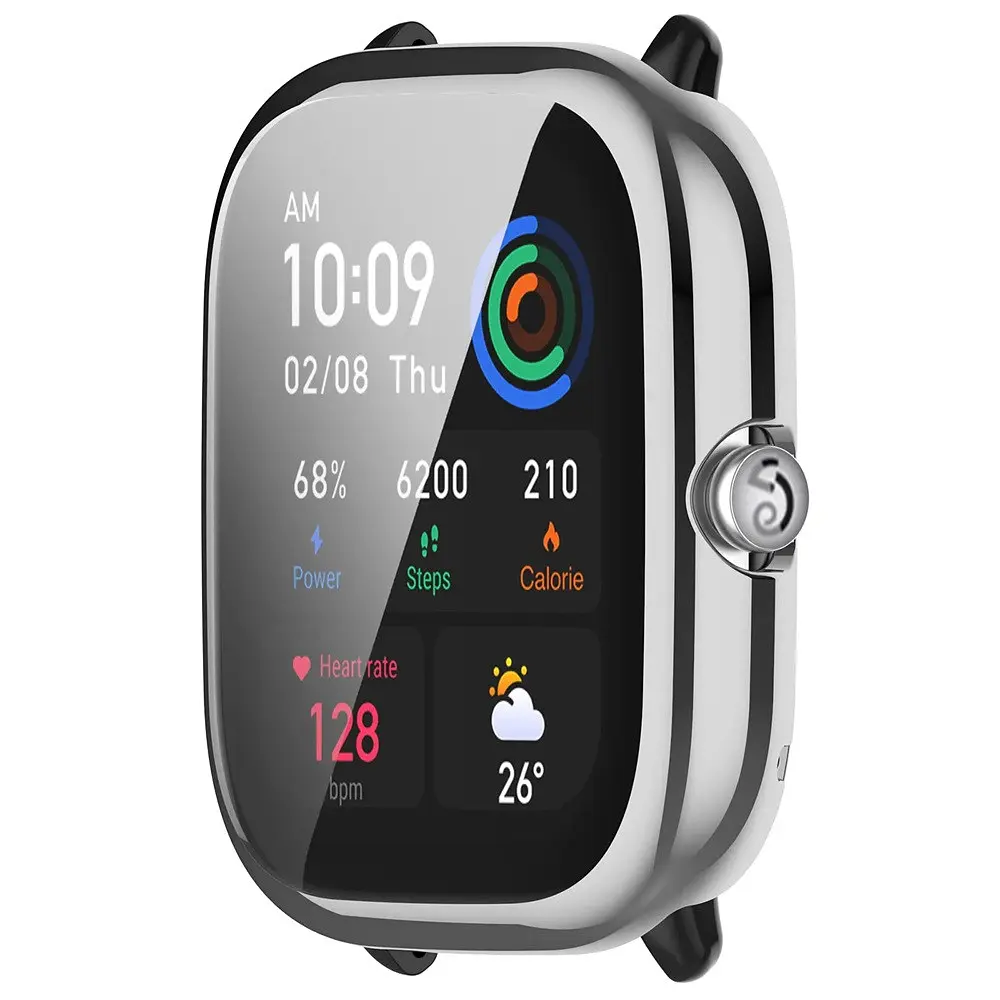Захисний чохол Tamister для смартгодинника Amazfit GTS4 Mini сріблястий - фото 3