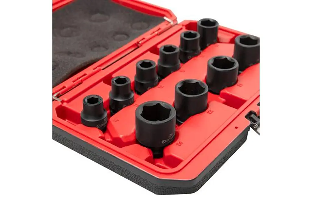 Набор головок торцевых ударных в кейсе Intertool Storm ET-8503 1/2" x 10-24мм (в наборе 10 шт.) - фото 5