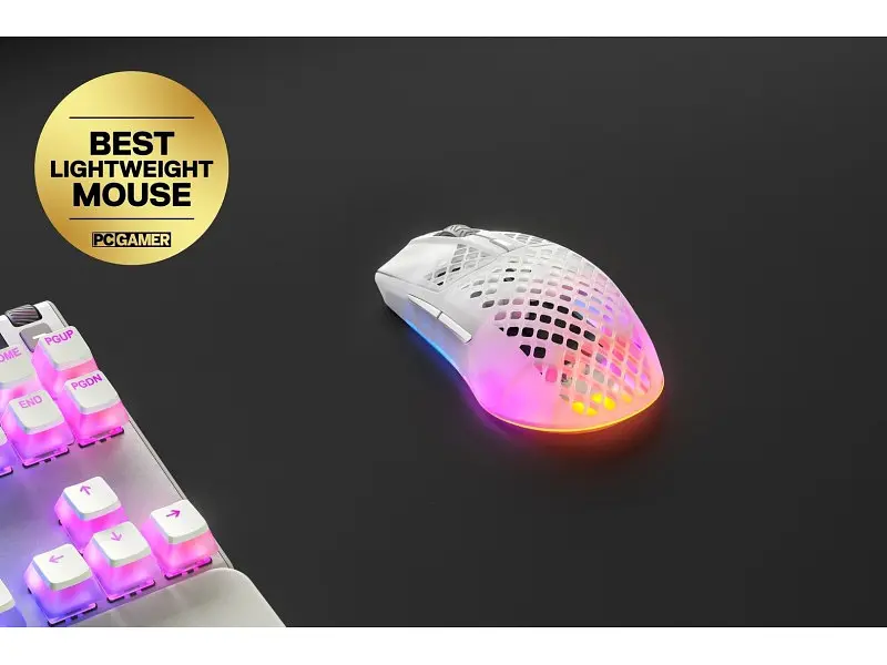 Миша SteelSeries Aerox 3 WL Ghost (62610) - фото 5