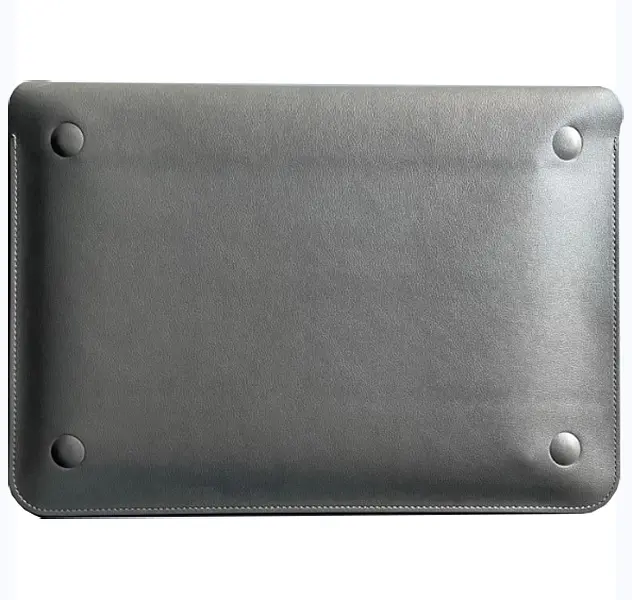 Чехол-сумка BeCover ECO Leather для MacBook 11" Gray (709686) - фото 3