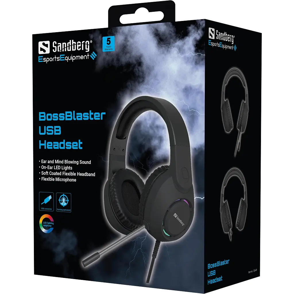 Навушники Sandberg BossBlaster Black (126-49) - фото 6