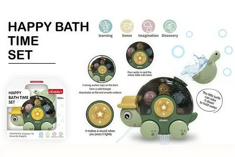 Багатофункціональна іграшка для ванної "Черепашка" Bath Toys