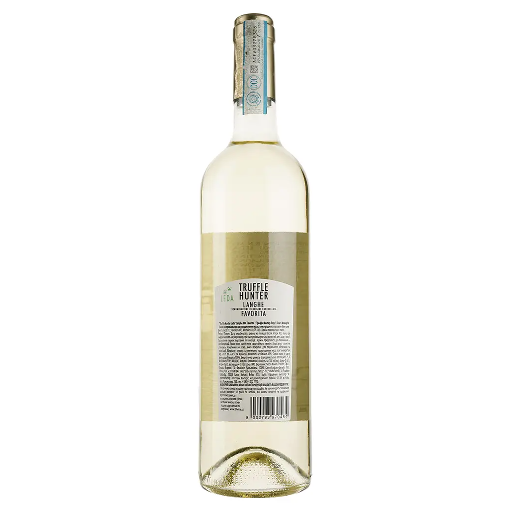 Вино Truffle Hunter Leda Langhe DOC Favorita, біле, сухе, 11%, 0,75 л - фото 2