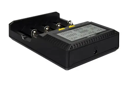 Профессиональное Зарядное устройство Miboxer C4-12 LCD 4 слота для Li-Ion, Ni-Mh и Ni-Cd аккумуляторов - фото 4