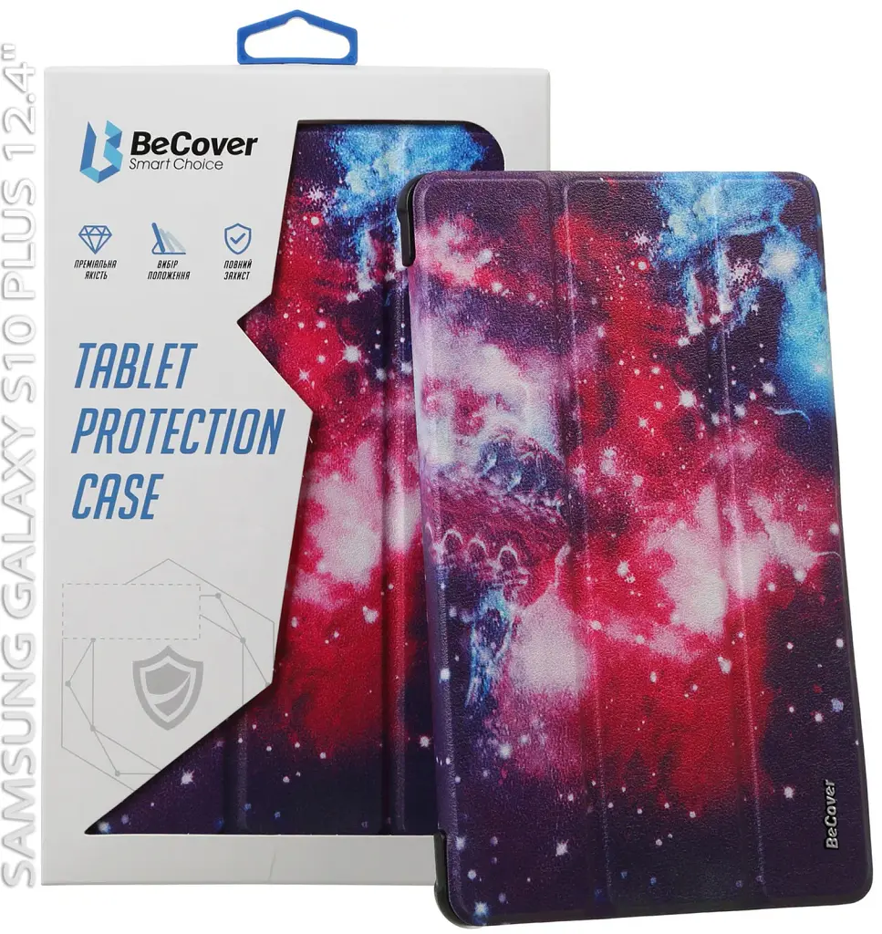 Чохол до планшета BeCover Smart Case Samsung Galaxy Tab S10 Plus (SM-X820/SM-X826) 12.4" Space (712248) - фото 3
