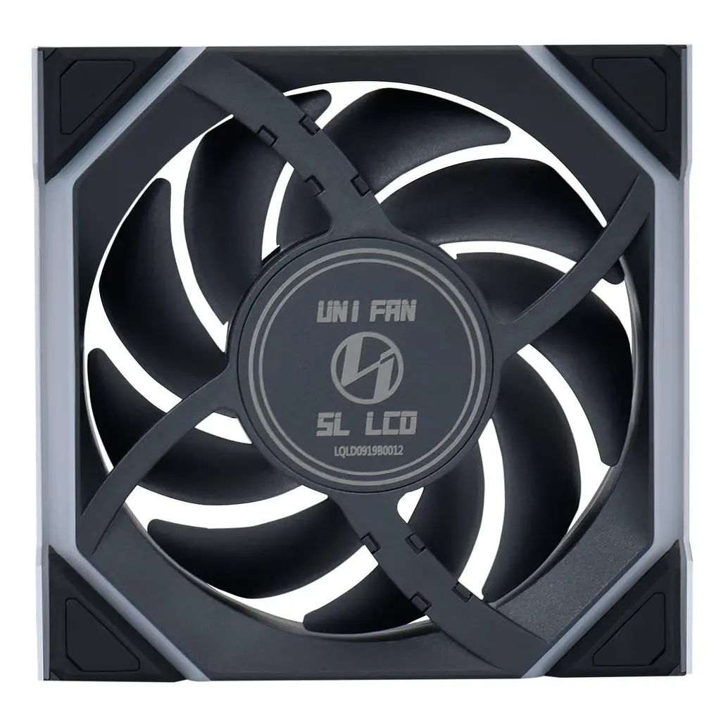 Вентилятор Lian Li Uni Fan SL Wireless LCD 120-3 Reverse Black (G99.12RSLLCD1W3B.00) - фото 5