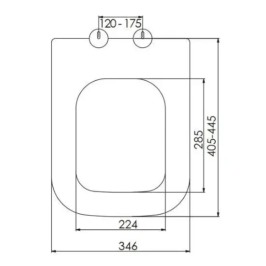 Сидение для унитаза с микролифтом NKP Yakut 0344 Soft Close+Quick Release из термопласта - фото 7