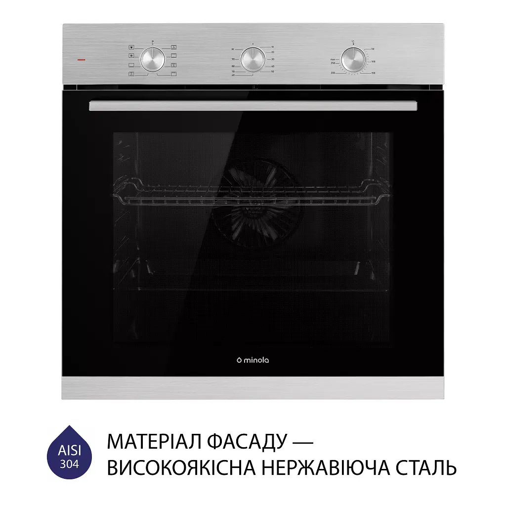 Духова шафа електрична Minola EO 684 INOX - фото 2