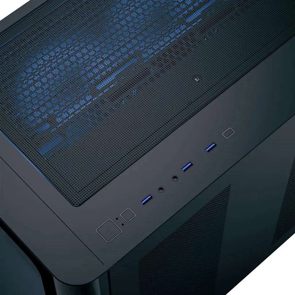 Корпус AeroCool P500C-G-BK-v1 Black (ACCM-PN01043.11) [146677] - фото 5