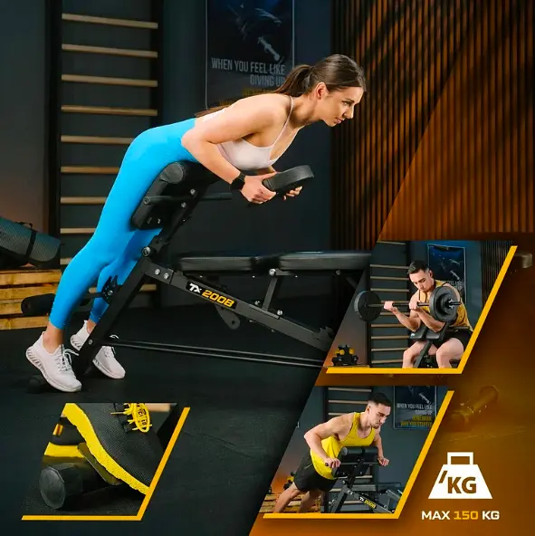 Лавка тренувальна Trex Sport TX-200B із партою Скотта - фото 5