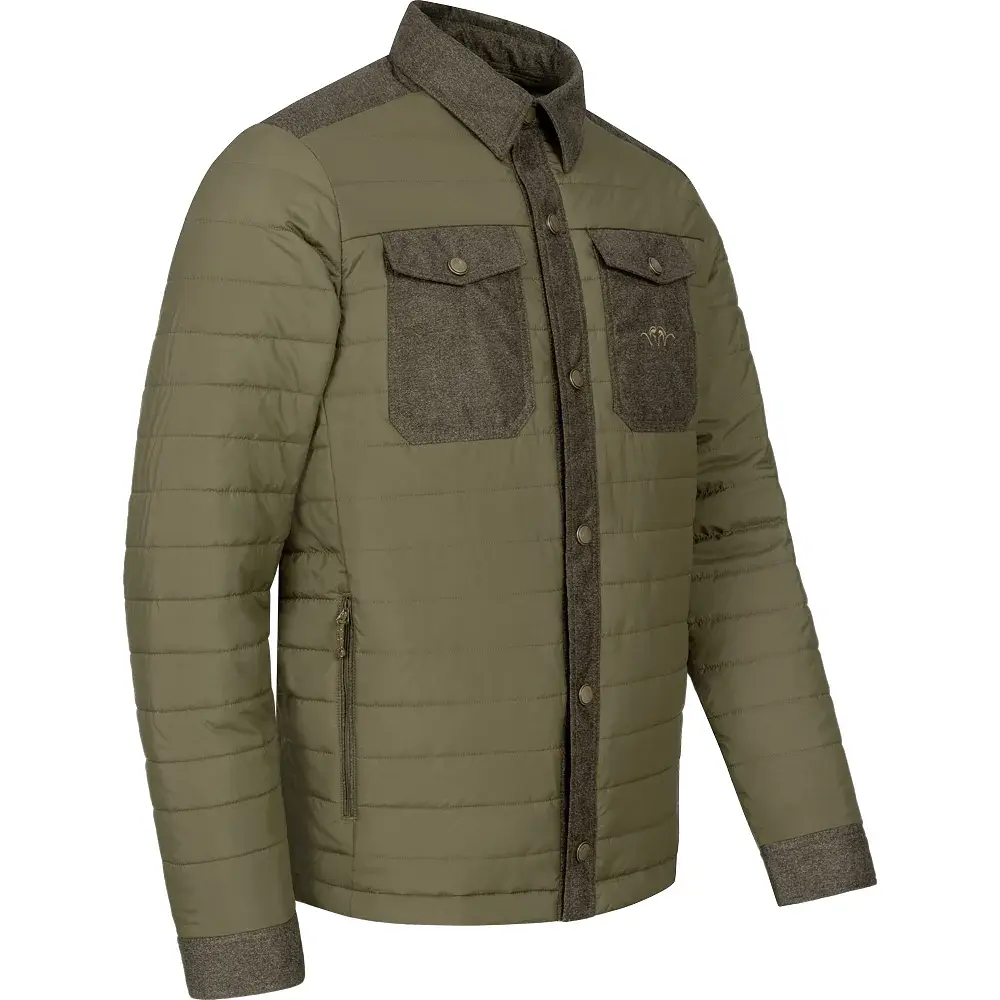 Куртка Blaser Active Outfits Insulated Shacket Ron L Оливковый - фото 4