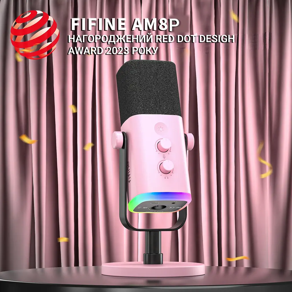 Микрофон Fifine USB/XLR (AM8P) - фото 9