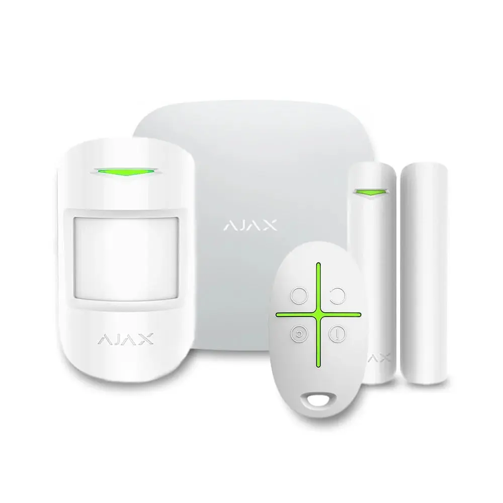 Комплект бездротової сигналізації Ajax StarterKit Plus білий з WiFi, 2G, 3G та Ethernet (26-00096) - фото 7