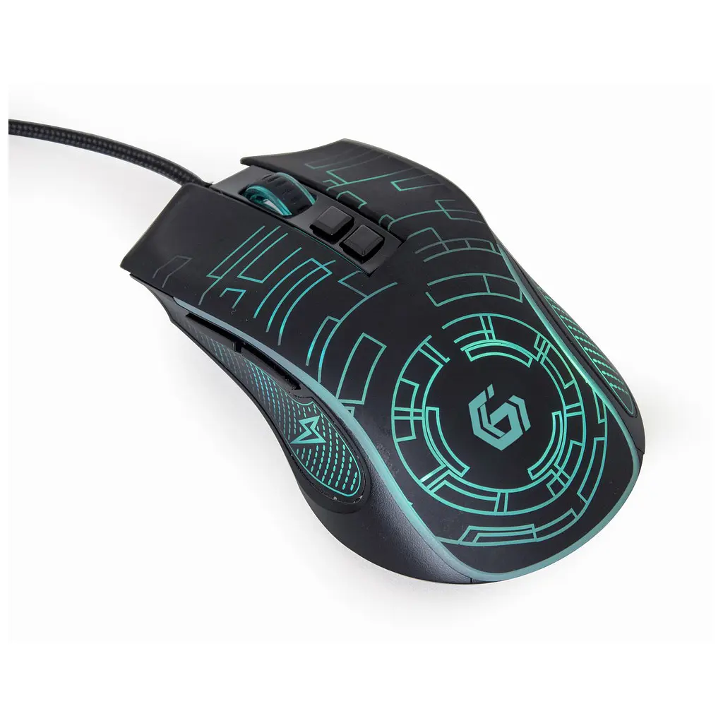 Мишка Gembird MUSG-RGB-01 USB Black (MUSG-RGB-01) - фото 5