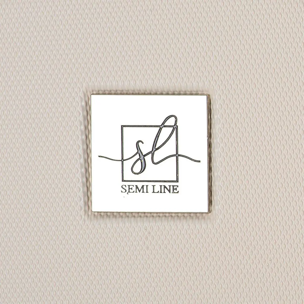 Валіза Semi Line 24" (M) Ecru/Brown (T5670-3) - фото 8