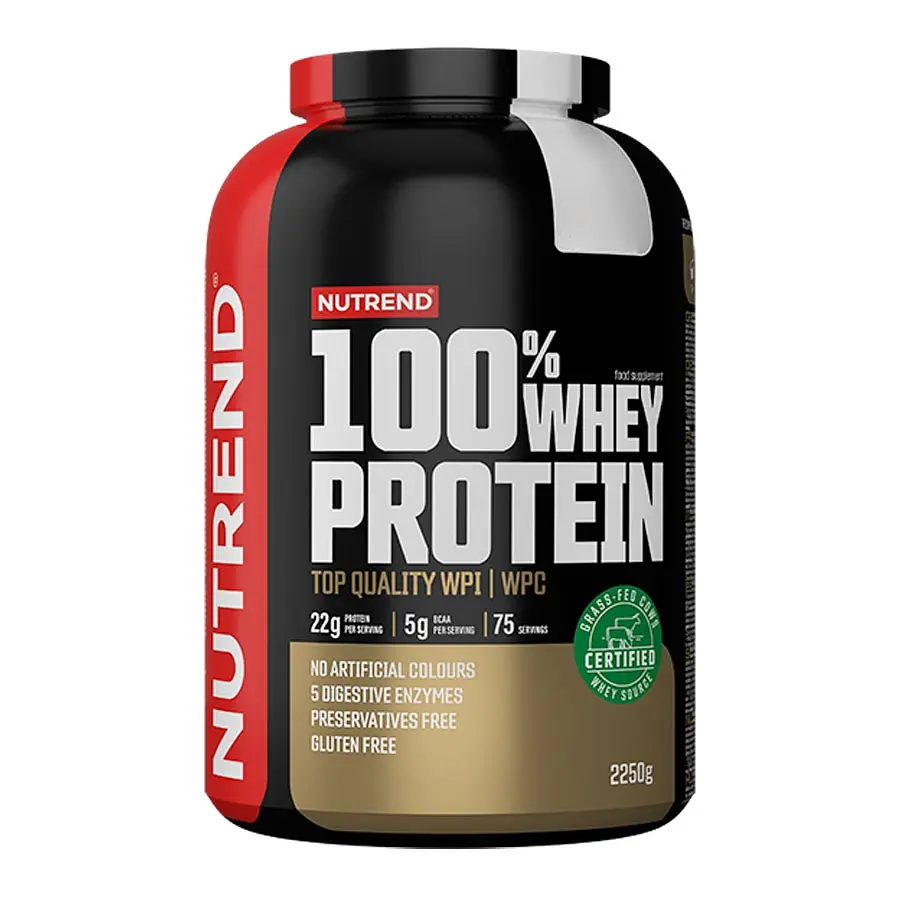Протеїн Nutrend 100% Whey Protein, 2.25 кг - Ваніль