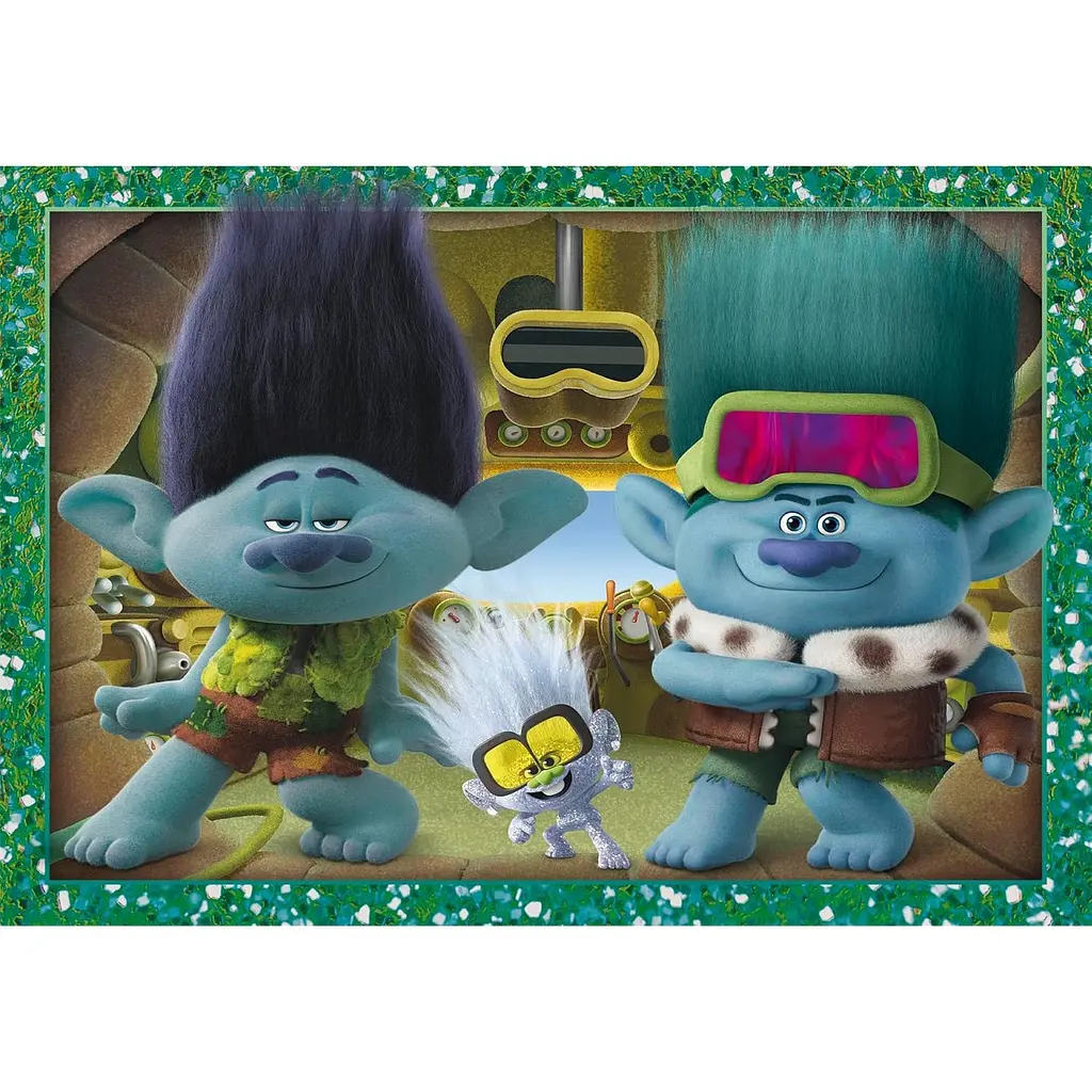 Пазл 4 в 1 Clementoni Trolls 3: 12+16+20+24 елементи (21527) - фото 4
