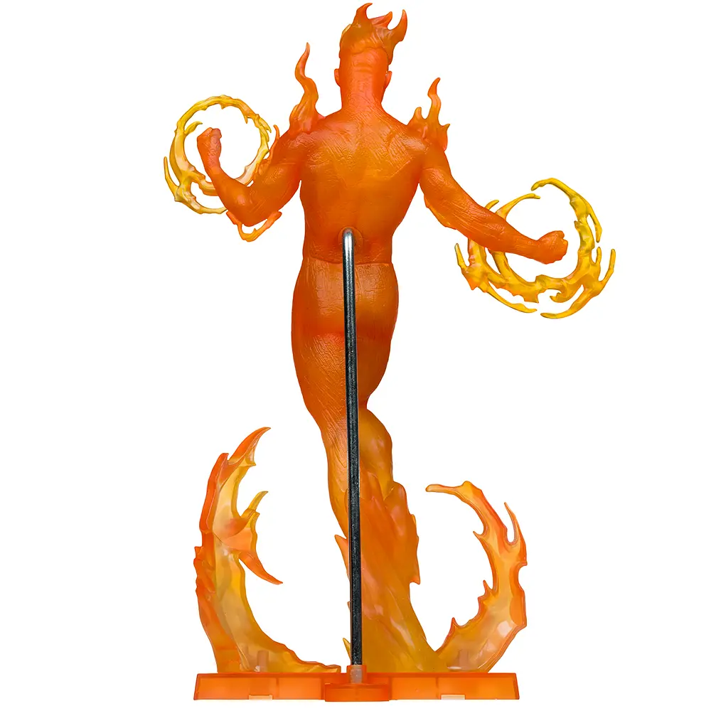 Фігурка Marvel Human Torch - Collectible with Scene 10 (Фантастична четвірка) 30.5 см - фото 5