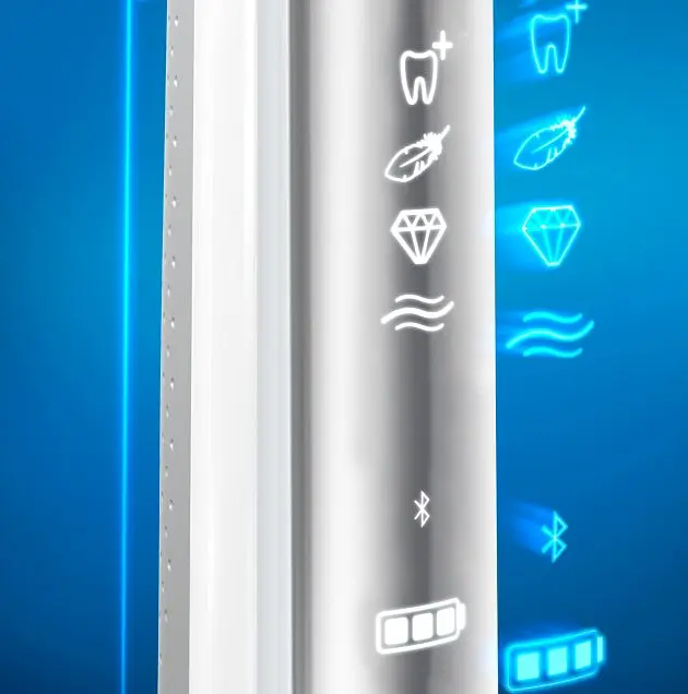 Електрична зубна щітка Oral-B Genius 8000, серебристый - фото 5