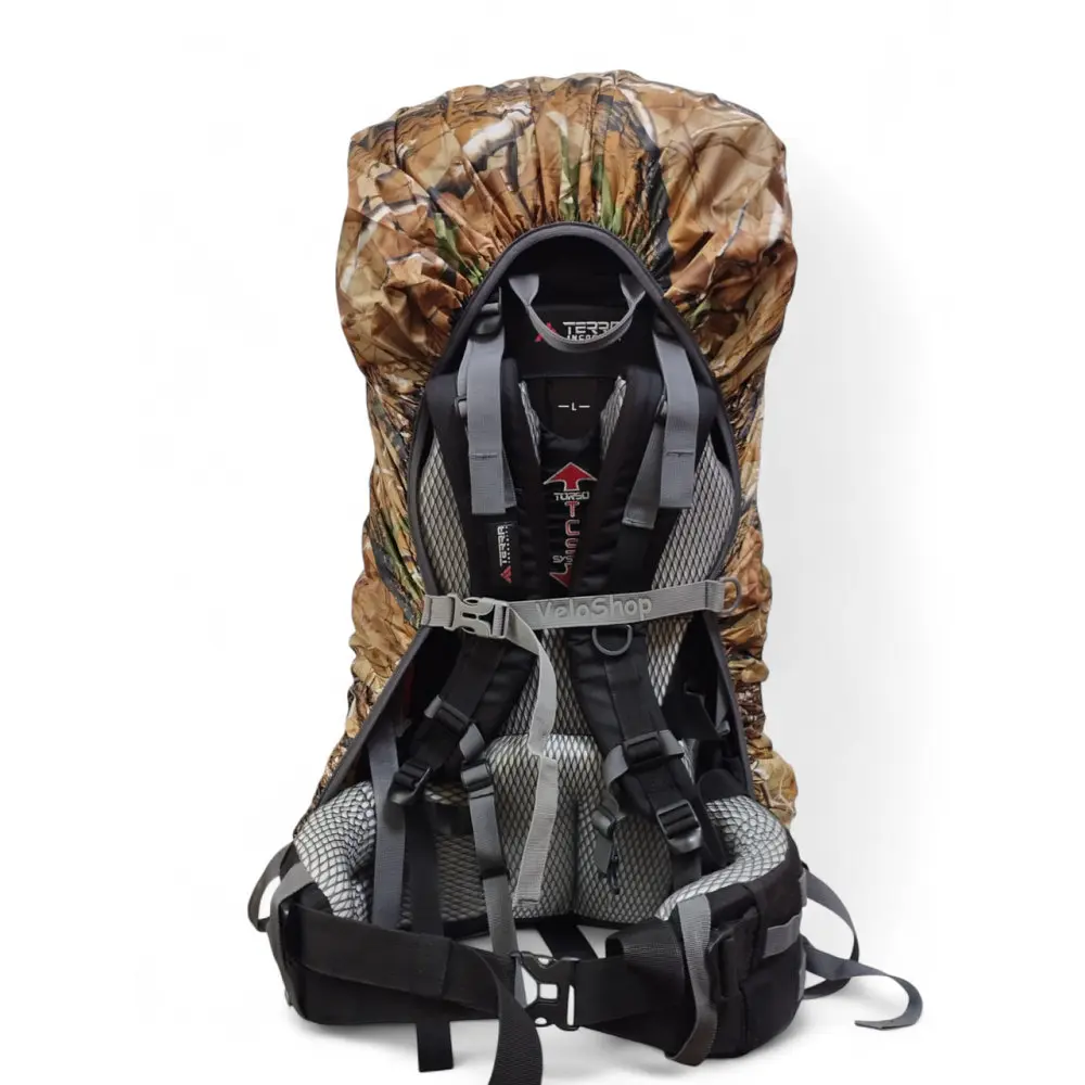 Чехол для рюкзака 80 л PackProof со стропой Лесной камуфляж - фото 5
