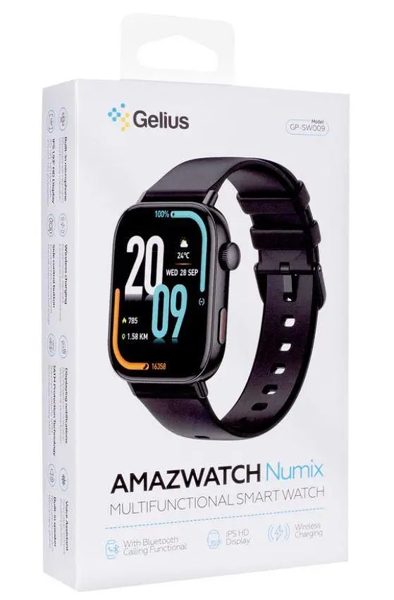 Годинник розумний Gelius Pro GP-SW009 Amazwatch чорний - фото 9