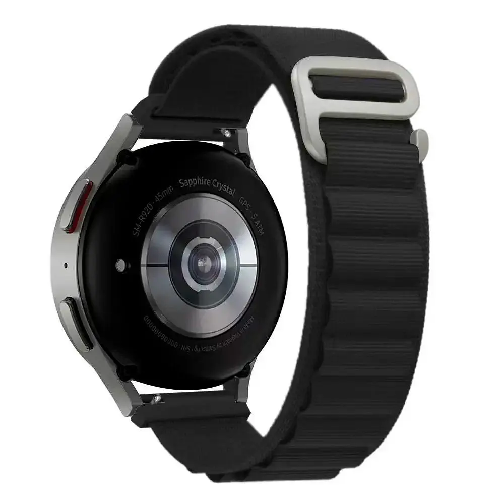 Універсальний ремінець для смарт-годинників Alpine Loop Band 22mm Black [84261] - фото 2