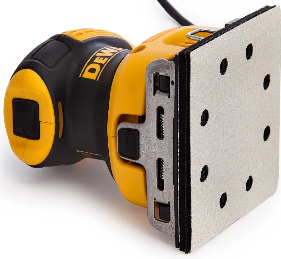 DeWALT Шліфмашина вібраційна DeWalt 230Вт 14000об/хв 108х115мм амплітуда 1.6мм 1.28кг - фото 5