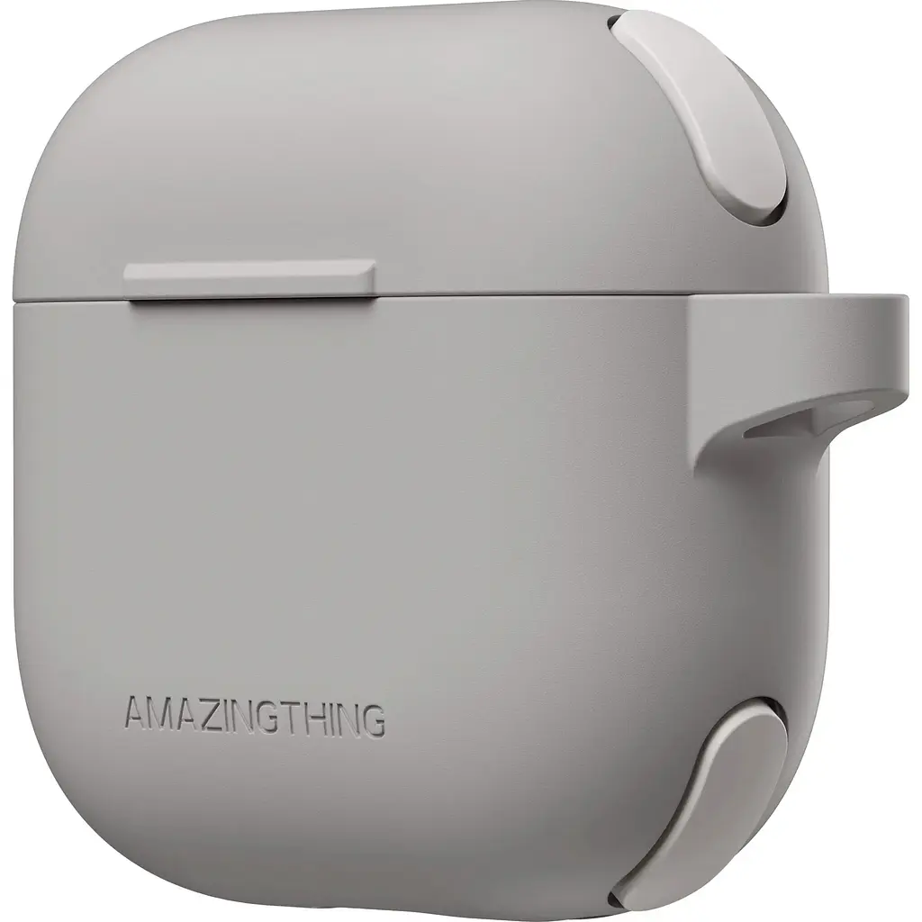 Чехол AmazingThing Omni GripClip Case для Apple AirPods 4 Titan Grey (APRO4OMGY) [131105] - фото 3