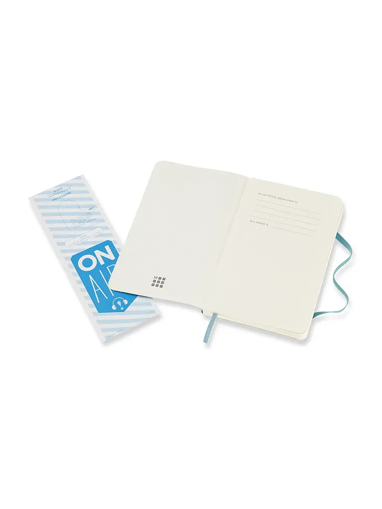Записник Moleskine Classic кишеньковий, Лінійка Океанський Синій М’який (QP611B35) - фото 3