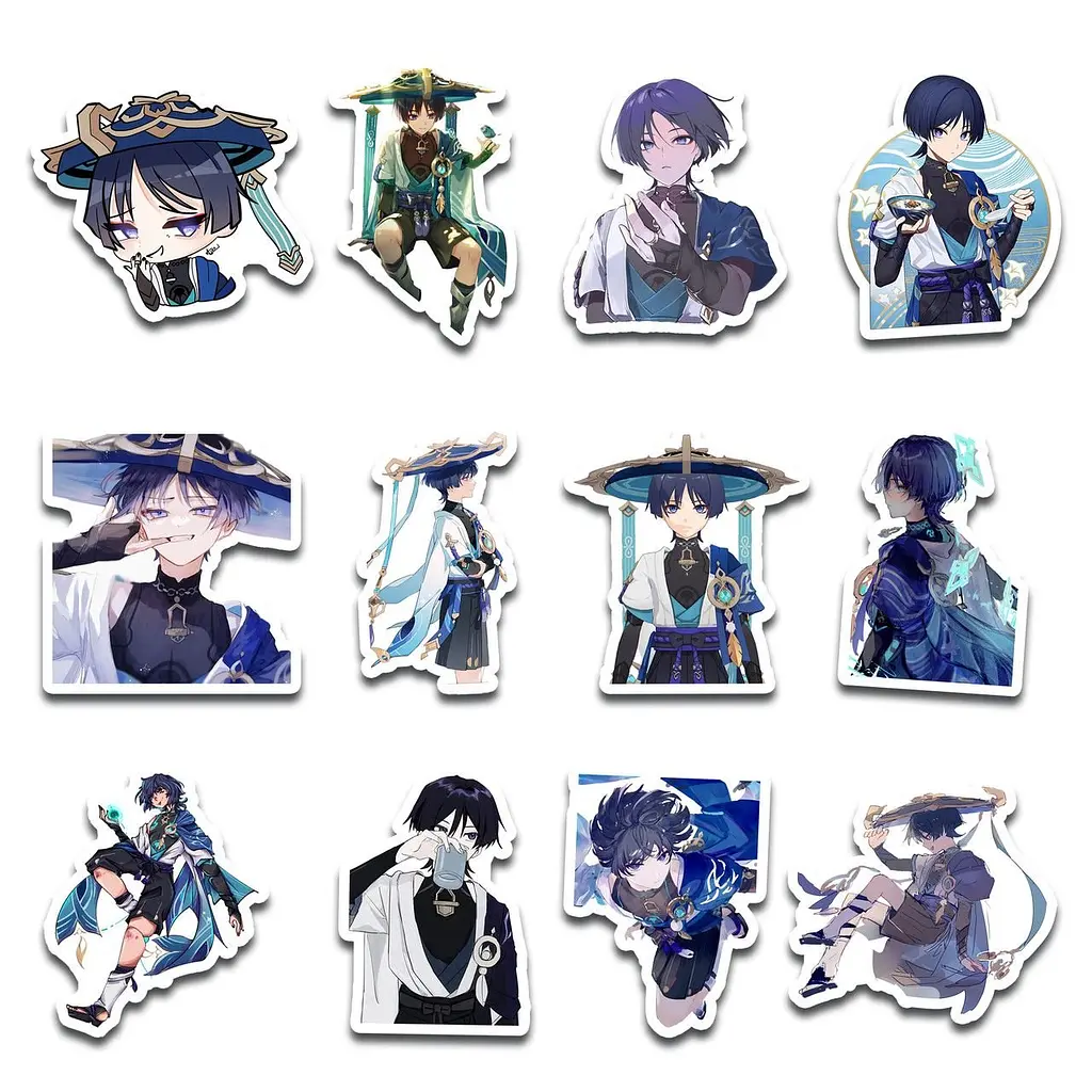 Стикерпак GeekLand Genshin Impact Wanderer 45 штук (SP WD SN 01) - фото 5