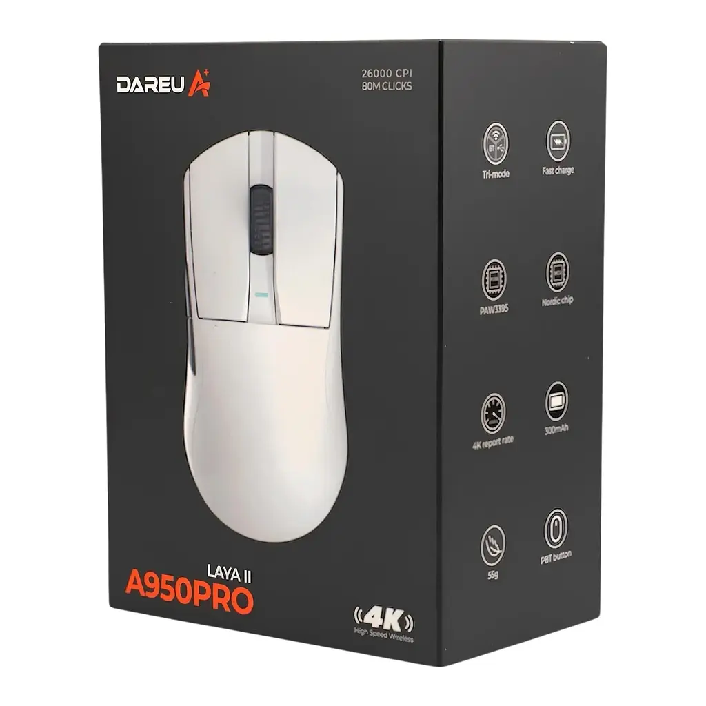Миша DAREU A950 PRO White (MS-A950P-WT) - фото 8