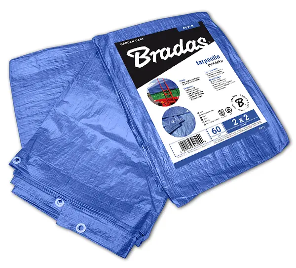 Тент водонепроникний Bradas BLUE 60 гр/м² 15 x 16 м PL15/16