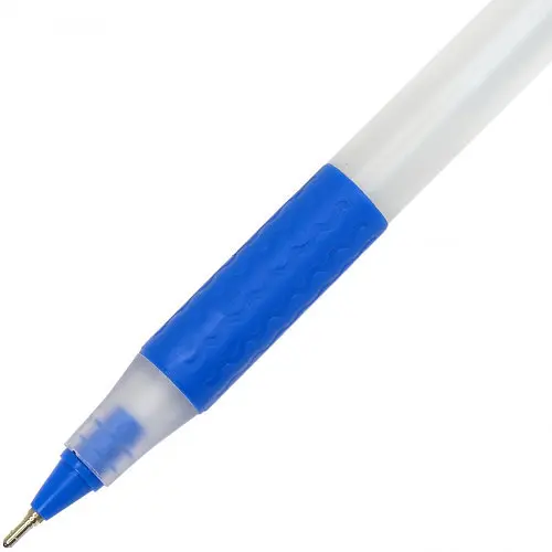 Ручка масляна ECONOMIX ICEBERG 0,7 мм, пише синім E10197-02 (50) - фото 3