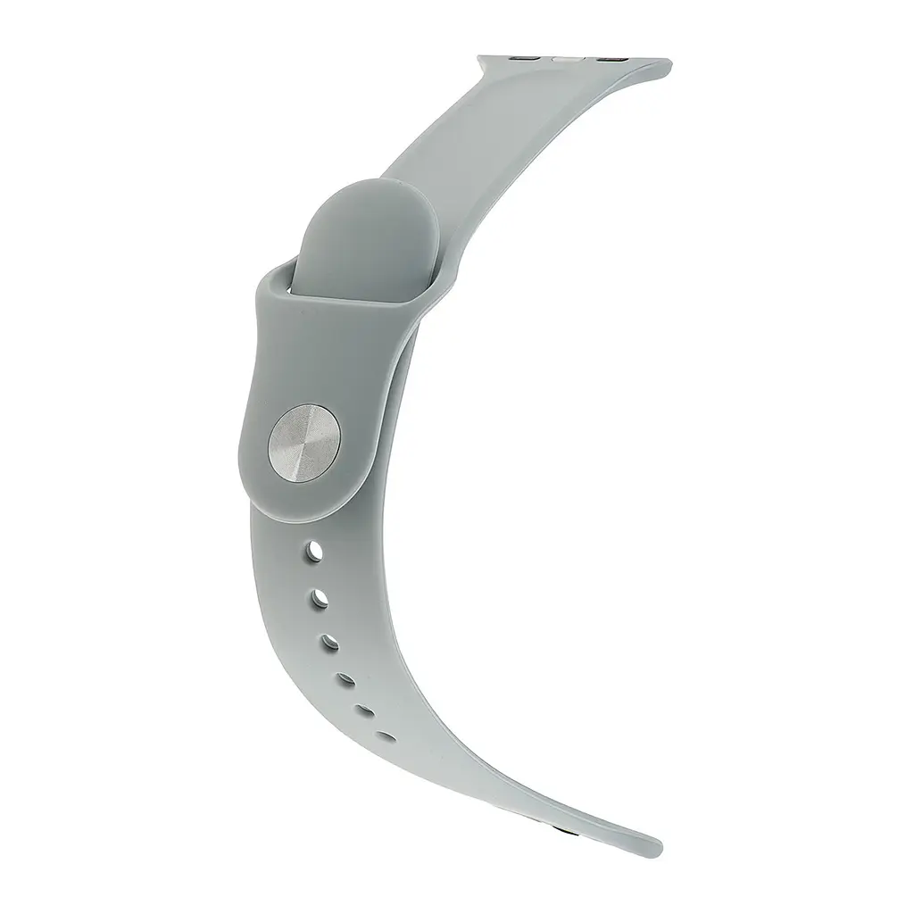 Ремінець Apple Watch Silicone 38/40/41 мм Сірий - фото 2
