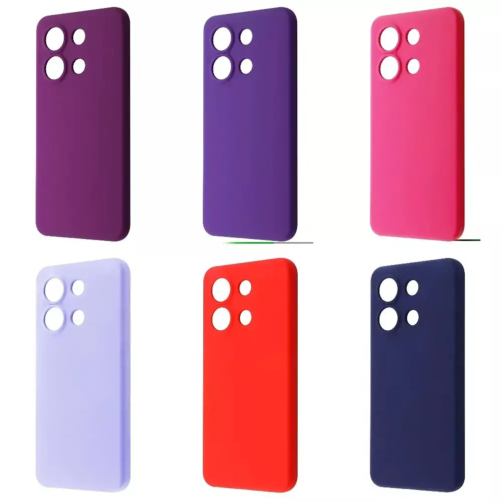 Чохол-накладка Wave Full Silicone Cover для Xiaomi Redmi Note 13 4G Black - фото 2
