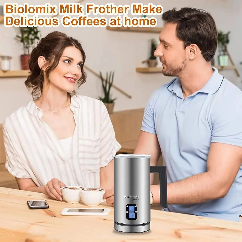 Пінозбивальник (капучинатор) Biolomix Milk Frother EMF600 Сріблястий - фото 5