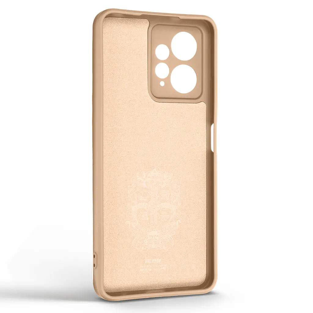 Силиконовый чехол для Xiaomi Redmi Note 12 4G, Icon Ring, пудровый, панель-накладка, с кольцом-подставкой на 360°, противоударный, возможность использования магнитных держателей, ArmorStandart (ARM68806) - фото 2