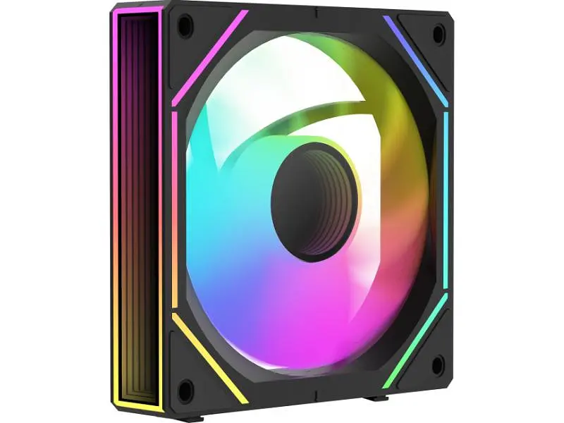Корпусний вентилятор OCYPUS GAMMA F12 UNI ARGB Black (GAMMA-F12-BK1AM00U-GL) - фото 2