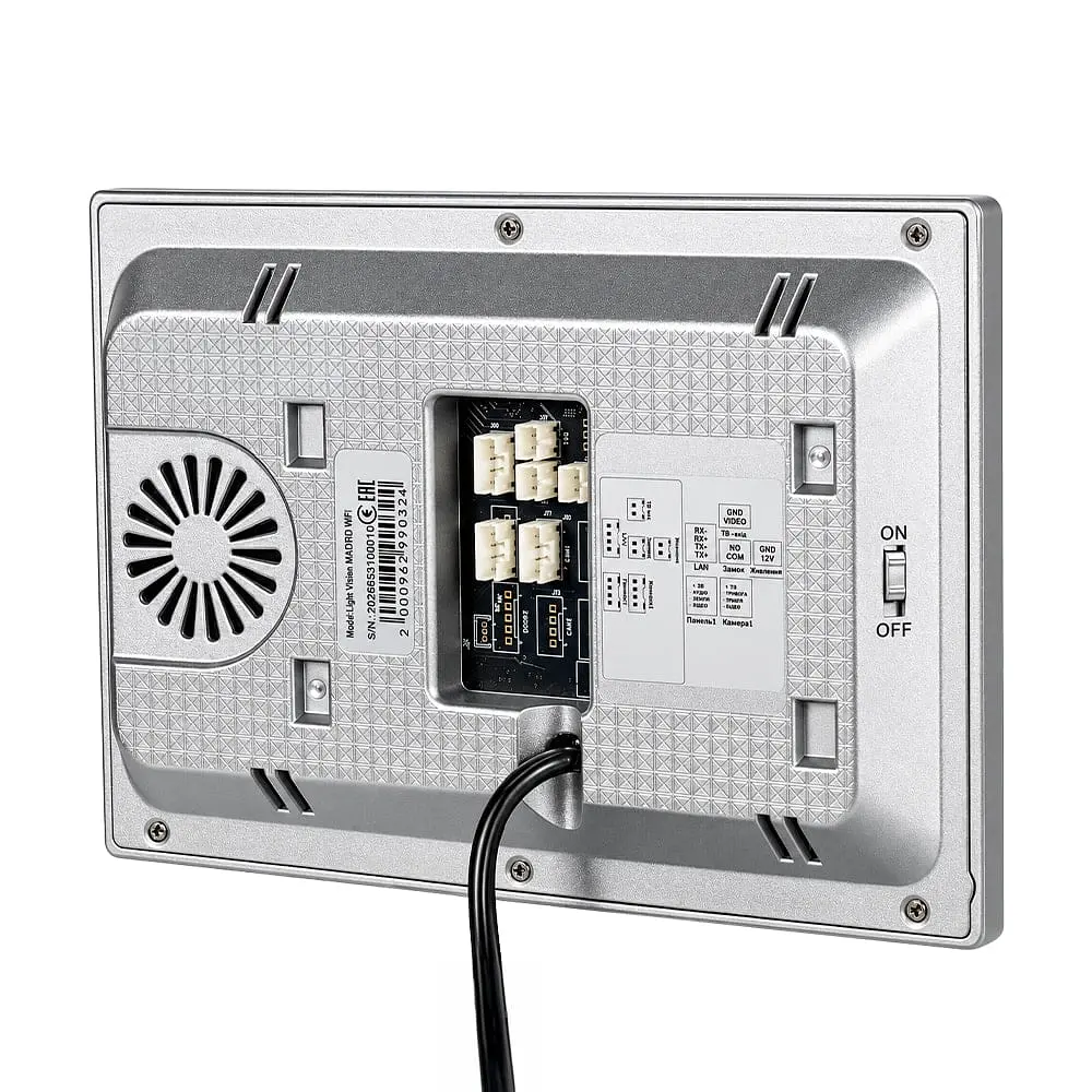 Відеодомофон 7" WiFi Tuya Light Vision MADRID FHD Black (82-00249) - фото 12