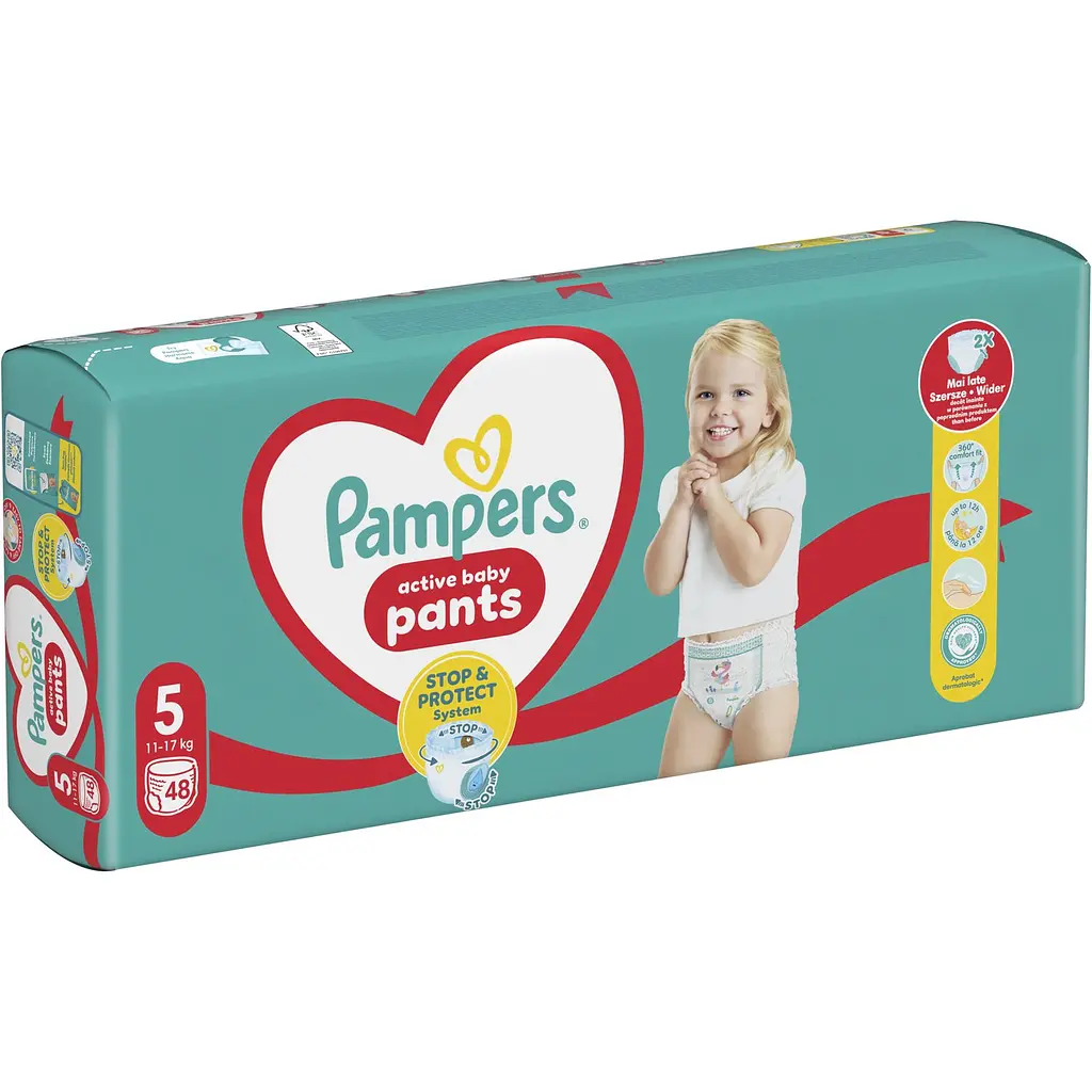 Подгузники-трусики Pampers Active Baby Pants Размер 5 (11-17 кг) 48 шт.  - фото 2