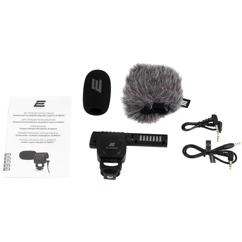 Мікрофон пушка 2Е MG020 Shoutgun Pro, on/of, 3.5mm 2E-MG020 - фото 9