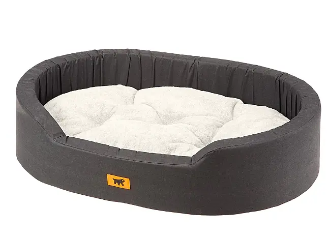 Лежак для собак та котів Ferplast Dandy F 45 зі штучним хутром сірий 45x35x13 см 82941097 - фото 3
