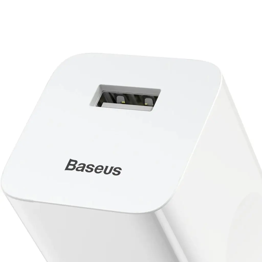 Мережевий зарядний пристрій Baseus Wall Charger QC3.0 (CCALL-BX02) білий - фото 2