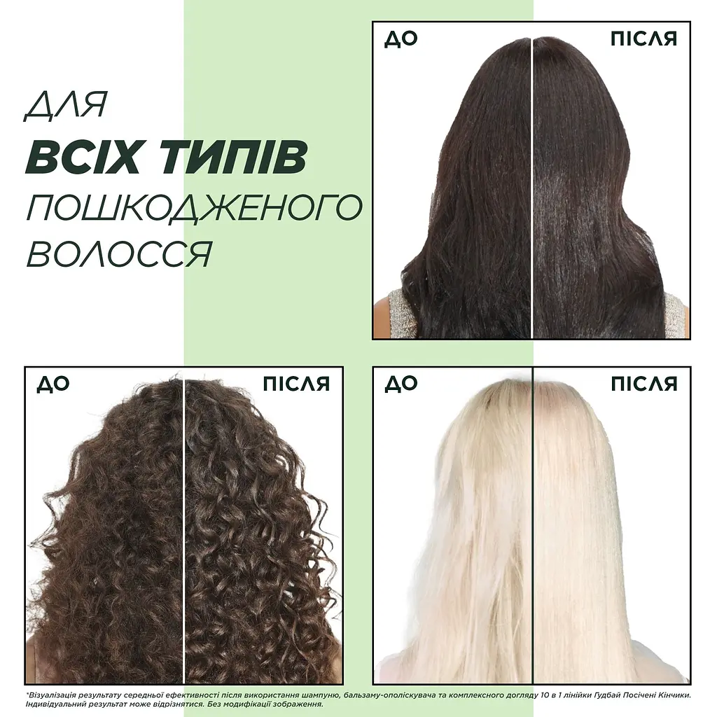 Бальзам-ополіскувач Garnier Fructis Гудбай пошкодження для всіх типів волосся 200 мл - фото 8