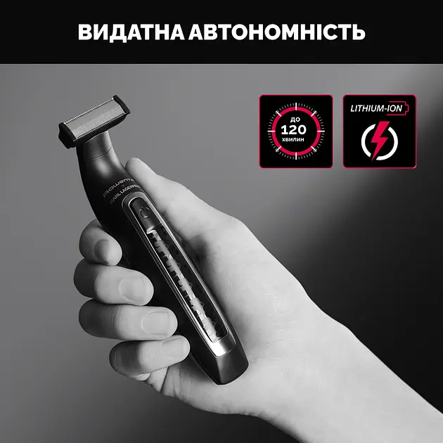 Тример для бороди та вусів Rowenta Karl Lagerfeld Forever Forever Sharp TN602LF0 - фото 6