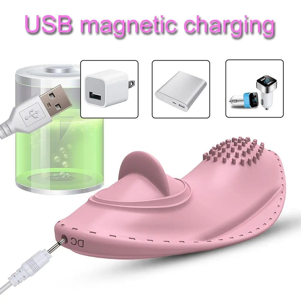 Вибратор для клитора Boss Series Strap On Vibrator 01 светло-розовый - фото 6